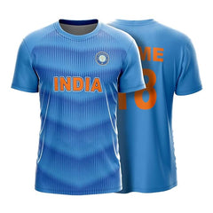 NextPrint India World Cup Jersey Collection CWC 2015 | Customised Cricket Jersey with Name & Number | Sizes 2Y to 4XL | Men, Women & Kids | Breathable Sportswear for Fans T-Shirt (Copy) (Copy)