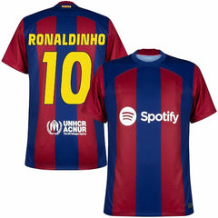 Ronaldinho Jersey Liga Club 10 Number Legend Football Jerseys Club Team Men's Home