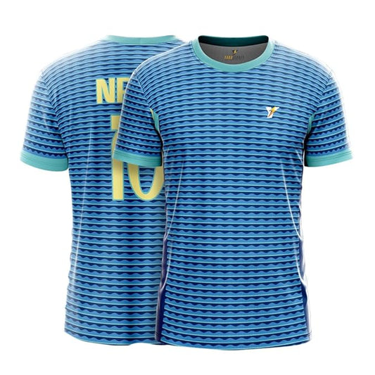 Next Print Brazil Away 2024/25 Football Jersey - Personalized with Custom Name & Number | Sizes for Kids, Men & Women