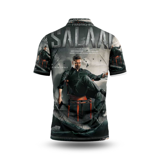 Next Print Salaar Movie Printed T-Shirt. Prabas.