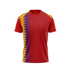 Red Round Neck Half Sleeve Tshirt Nextprintr NP50000847