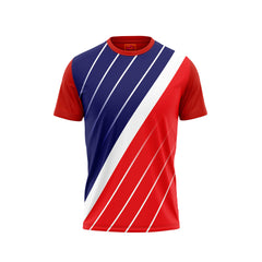 Red Round Neck Half Sleeve Tshirt Nextprintr NP50000849