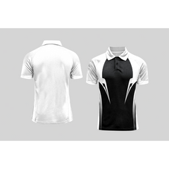 Next Print Cricket Polo Half White Customized Jersey NPCWH00A75