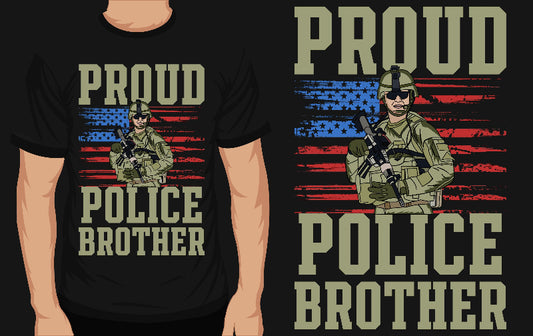 Proud Police Brother
