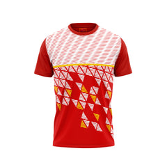 Red Round Neck Half Sleeve Tshirt NextprintrA194