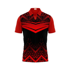 Next Print Customized Polo Neck Red Jersey NPTS88