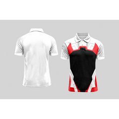 Next Print Cricket Polo Half White Customized Jersey NPCWH00A78