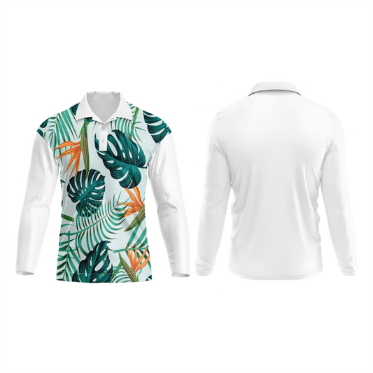 Next Print Polo Neck White Customized Jersey NP00001A151