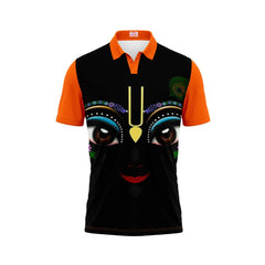 Next Print Puri Jagannath Photoprinted Tshirt Orange Colour Design 79