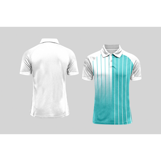 Next Print Cricket Polo Half White Customized Jersey NPCWH00A79