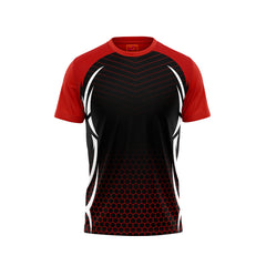 Red Round Neck Half Sleeve Tshirt NextprintrA198