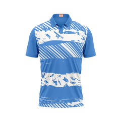 Next Print Customized Polo Neck Skyblue Jersey Design 7