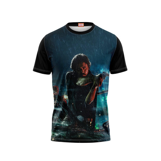 Nextprint Pawan kalyan og movie gun shot photo printed tshirt