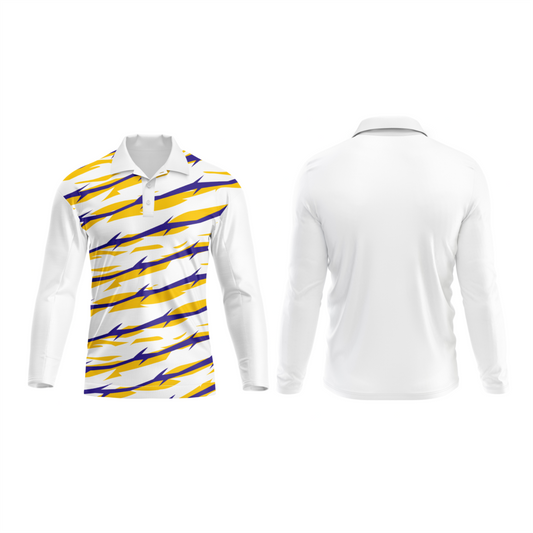 Next Print Polo Neck White Customized Jersey NP00001A149