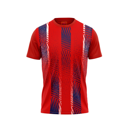Red Round Neck Half Sleeve Tshirt NextprintrB110