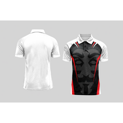 Next Print Cricket Polo Half White Customized Jersey NPCWH00A85