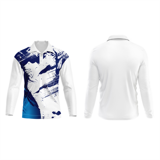 Next Print Polo Neck White Customized Jersey NP00001A141