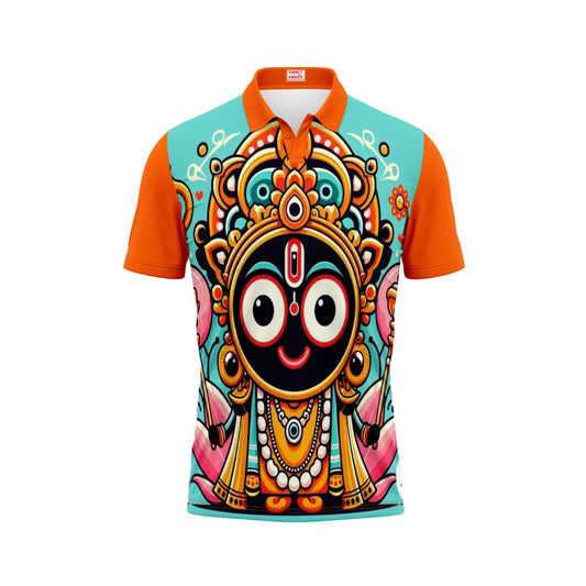 Next Print Puri Jagannath Photoprinted Tshirt Orange Colour Design 8
