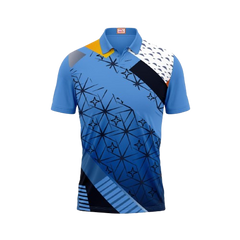 Next Print Customized Polo Neck Skyblue Jersey Design 8