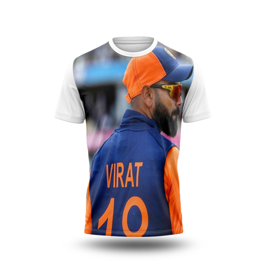 Virat Kohli Photo Printed T-Shirt.