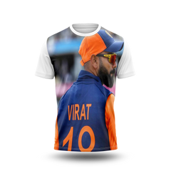 Virat Kohli Photo Printed T-Shirt.