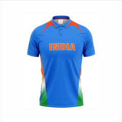 India Customised 2011 World Cup Winning Jersey With Your Name and Number Print.