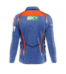Next Print Customised Ipl Lucknow Super Giants Printed Polo Collar Full Sleeve Jersey.