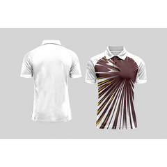 Next Print Cricket Polo Half White Customized Jersey NPCWH00A92