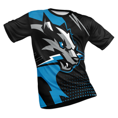 Polyester Half Sleeve Jersey with Round Collar and All Over Digital Print.NP0000S500