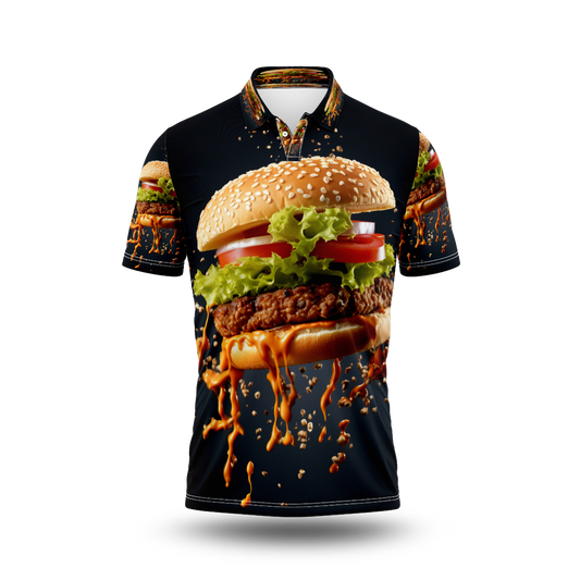 Delicious burger with fresh ingredients.