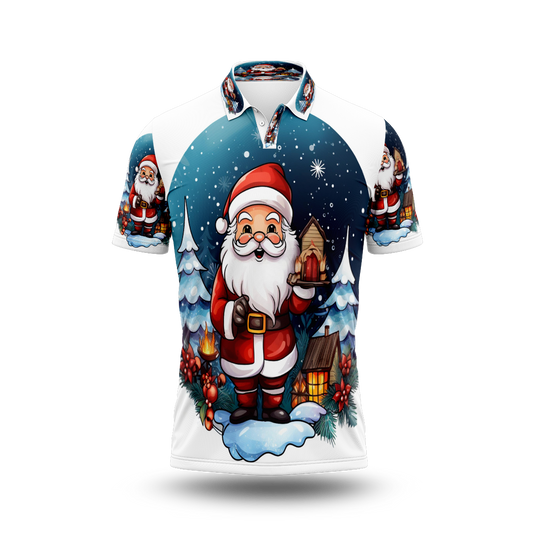 Santa Printed T-Shirt.