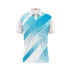Next Print Customized Polo Neck White Jersey NPTS103