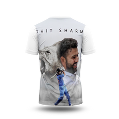 Rohit Sharma Photo Printed T-Shirt.