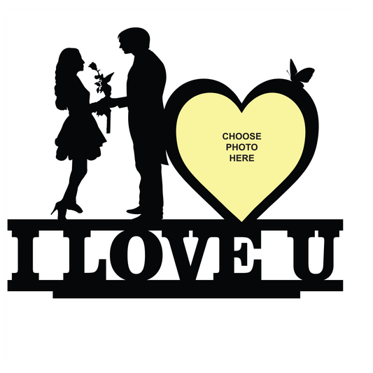 I LOVE YOU SINGLE IMAGE STAND FRAME 117