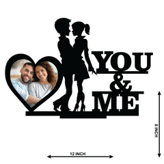 YOU AND ME SINGLE IMAGE LOVE STAND FRAME 62