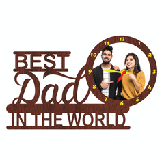 Best Dad In The World Wall Clock