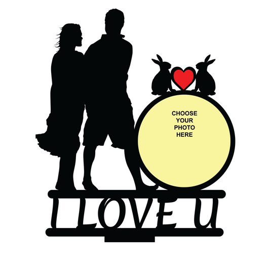 I LOVE YOU SINGLE IMAGE STAND FRAME 121