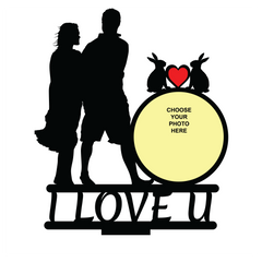 I LOVE YOU SINGLE IMAGE STAND FRAME 121