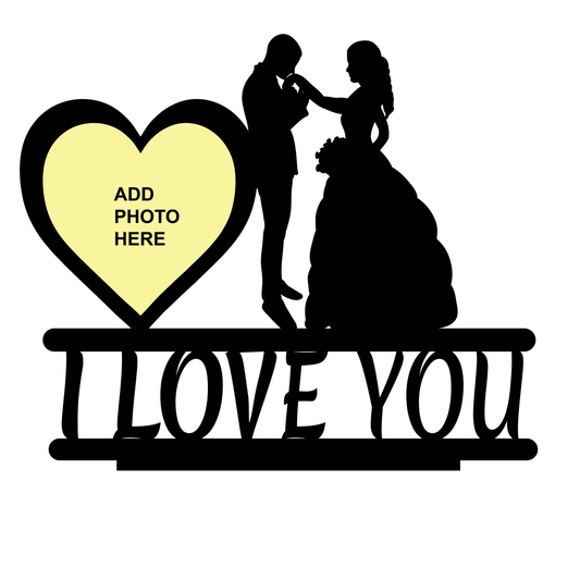 I LOVE YOU SINGLE IMAGE STAND FRAME 119