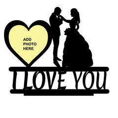 I LOVE YOU SINGLE IMAGE STAND FRAME 119