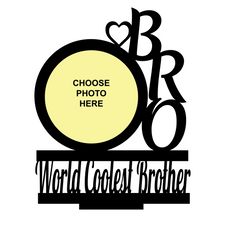 World Coolest Brother Stand Frame