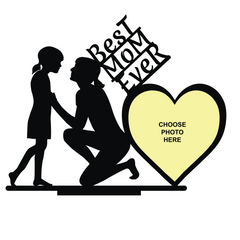 Best Mom Ever Single Image Stand Frame