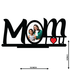 Custom Photo Printed Mom I Love You Stand Frame