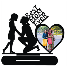 Best Mom Ever Single Image Stand Frame