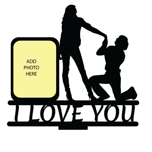 I LOVE YOU SINGLE IMAGE STAND FRAME 121