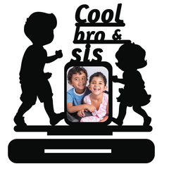 Cool Bro and Sis Stand Frame