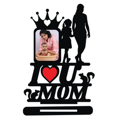 Custom Photo Printed I Love You Mom Stand Frame