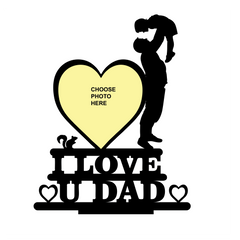 I Love You Dad Stand Frame NP010125