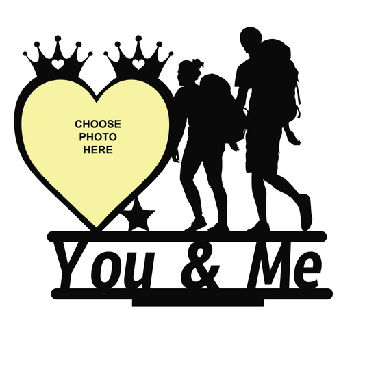 YOU AND ME SINGLE IMAGE STAND FRAME