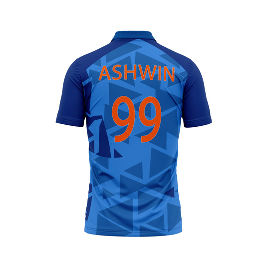 Next Print Ashwin Printed Jersey Blue